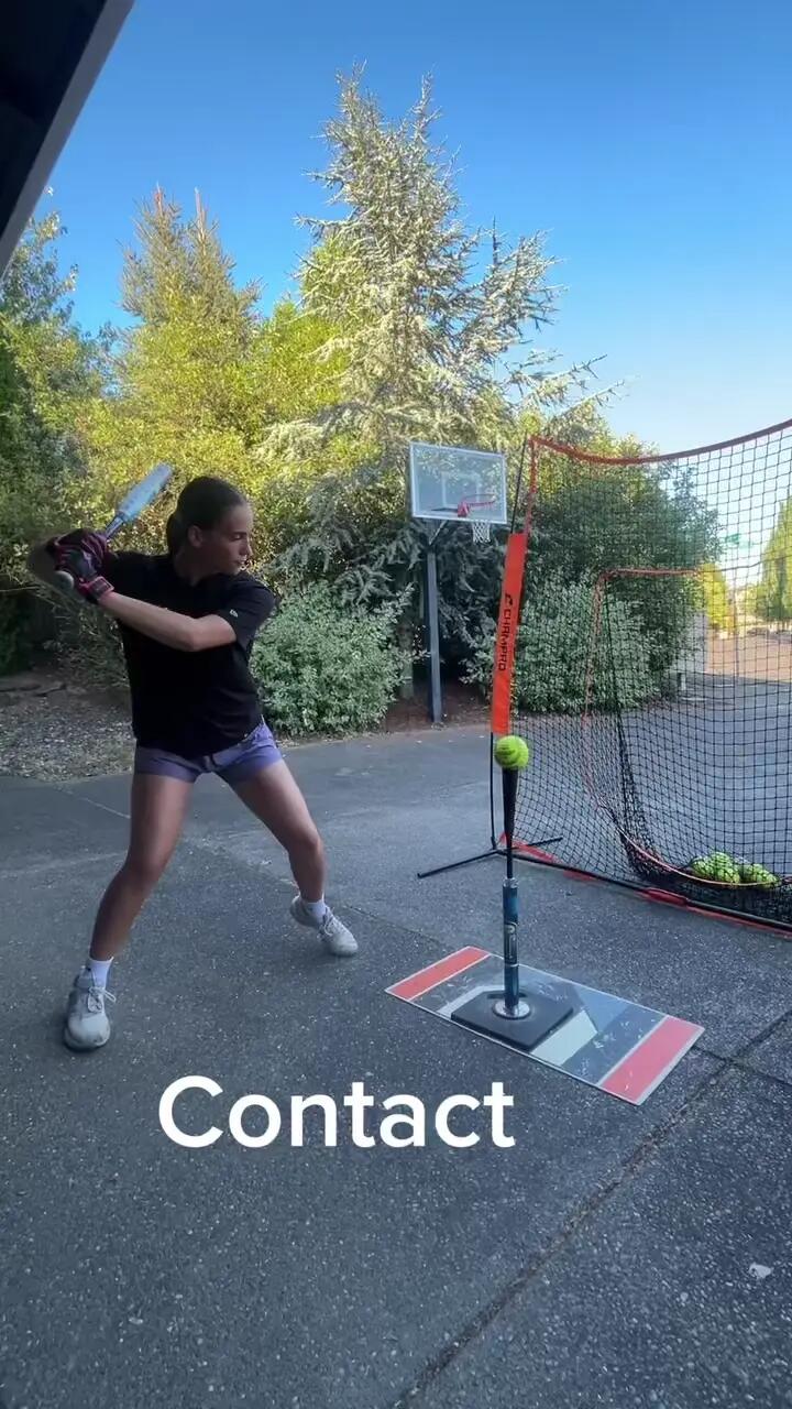 Aug 2026 hitting practice - Ally Montler